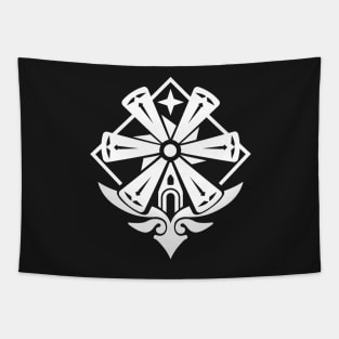 Genshin Impact Mondstadt Emblem - White Version Tapestry