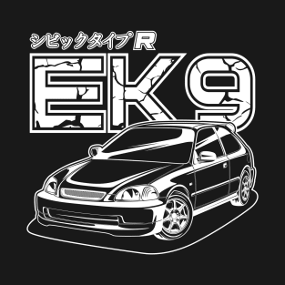 Civic EK9 - White Print T-Shirt