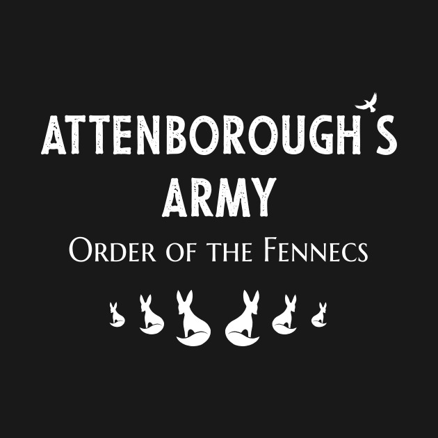 Attenborough’s Army: Order of the Fennecs (Black) by ImperfectLife