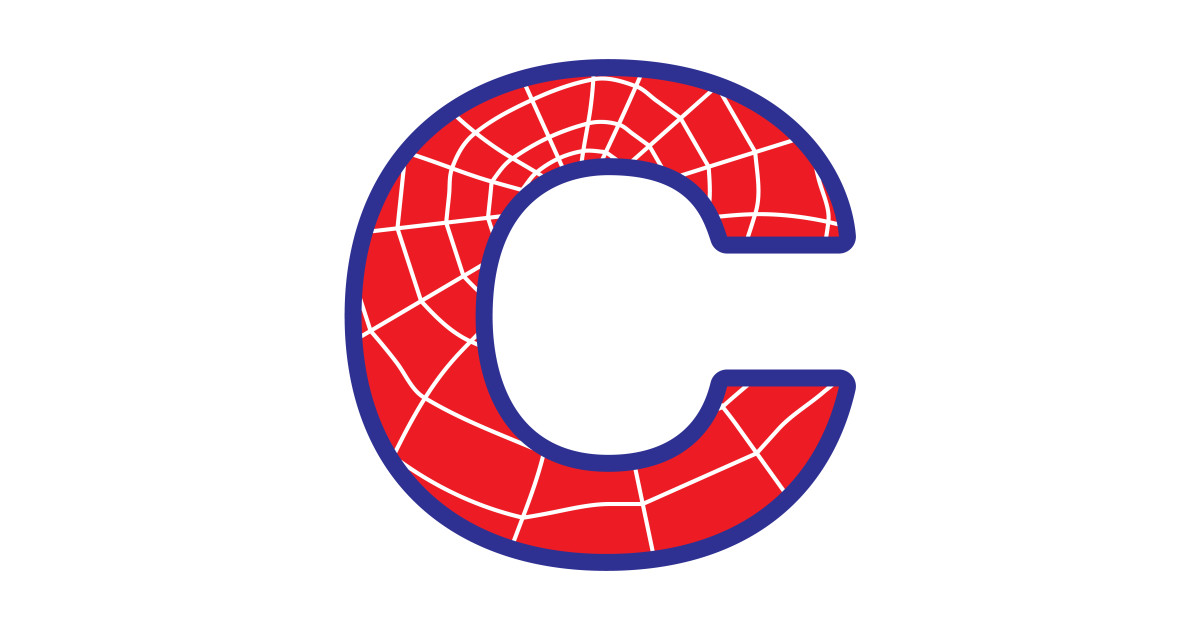 spiderman letter c letter sticker teepublic