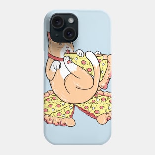 Pizza And Chill Cat Phone Case