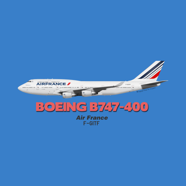 Boeing B747-400 - Air France by TheArtofFlying