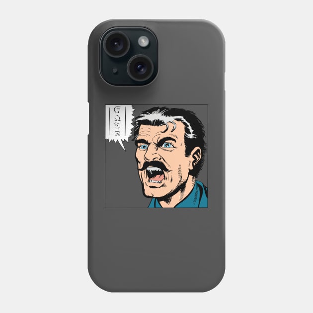 Shouting Man Phone Case by IcarusPoe