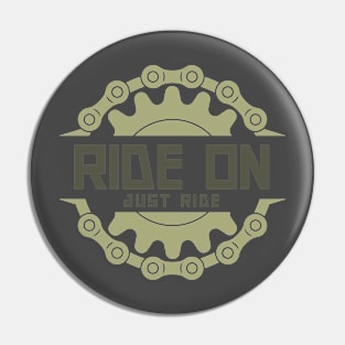 Ride On Mountain Bike Pin