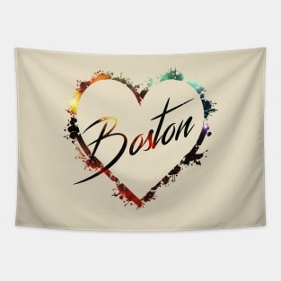 I Love Boston Tapestry