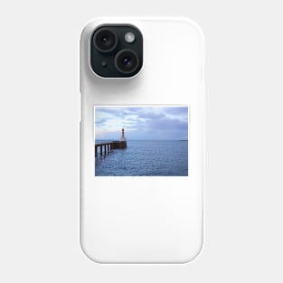 The lighthouse at Amble, Northumberland Phone Case