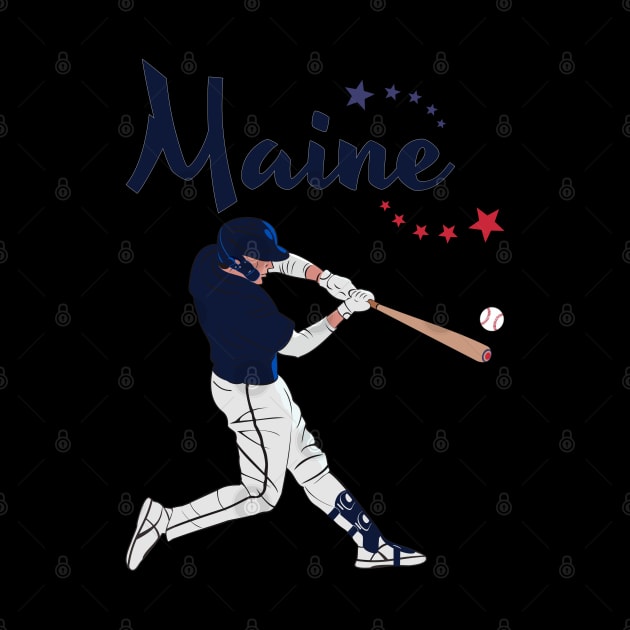 Maine USA Baseball by VISUALUV