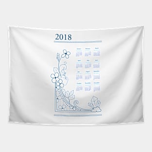 2018 Calendar Tapestry