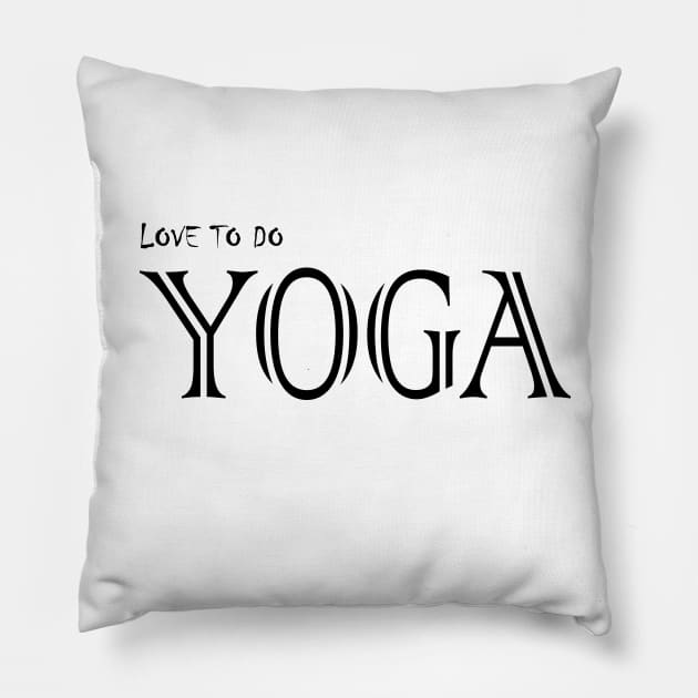 Yoga Pillow by RAK20