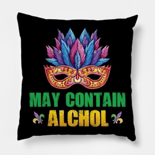 May Contain Alcohol Beer Tshirt Pillow