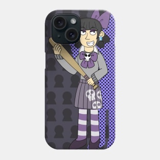 A girl about to murder you Phone Case