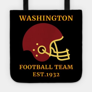 Washington Football Team Est.1932, Washington Football DC Sports Team With Helmet Style Tote