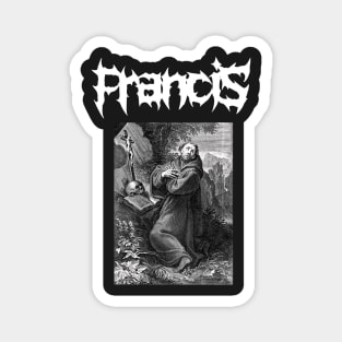 Saint Francis of Assisi Punk Metal Gothic Magnet