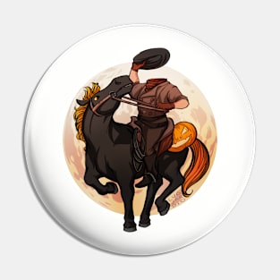 Yeehaw Horseman Pin