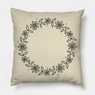 floral wreath Pillow