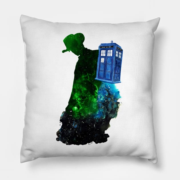 Doctor in Space 3 Pillow by ZuleYang22