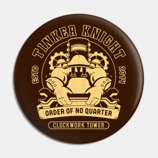 Tinker Knight Crest Pin