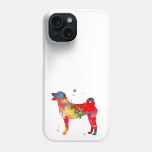 Appenzeller Sennenhund Dog Watercolor Painting Phone Case