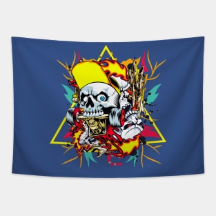 Skull's Firepower Tapestry