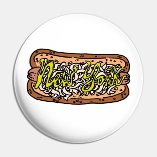 New York Dog Pin