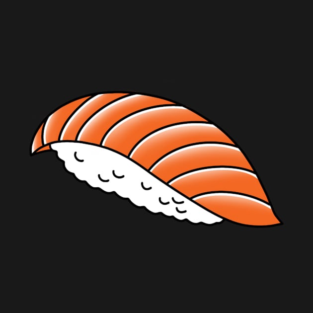 Salmon Nigiri by drawingsbydarcy