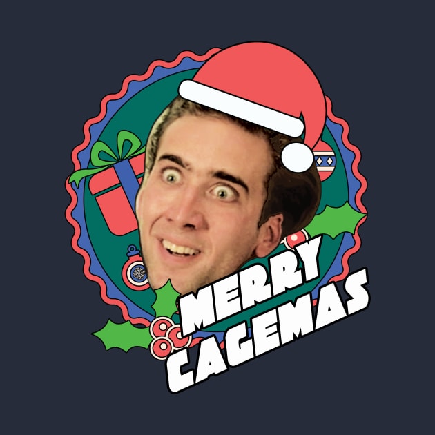 Merry Cagemas Nicolas Cage Christmas by Nova5