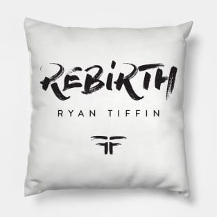 REBIRTH Logo (White) Pillow