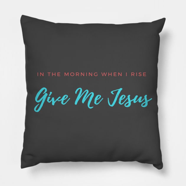 Christian Faith Tee Pillow by winsteadwandering