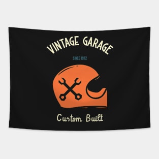 Vintage Garage Tapestry