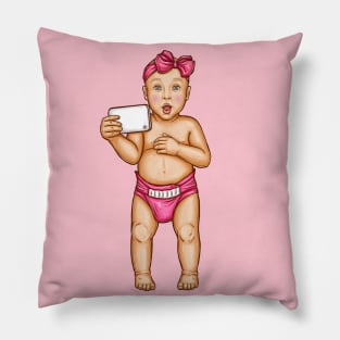 Pop Art Baby with Phone Pillow