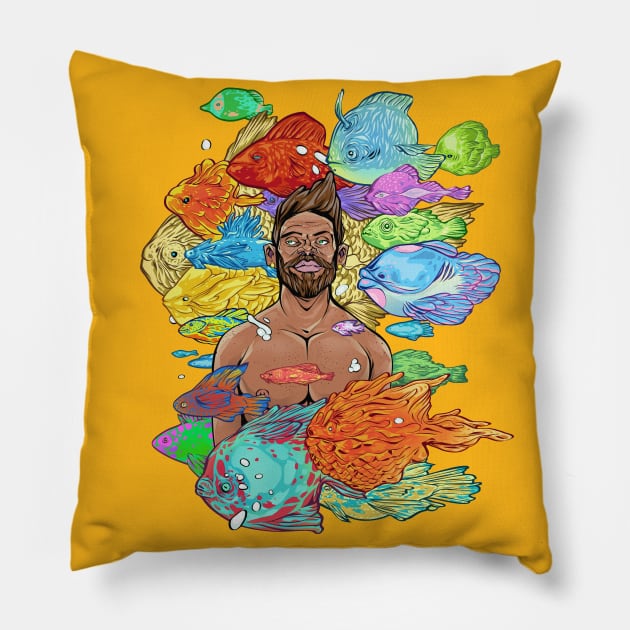 Ocean dreamer Pillow by ImmortalPink