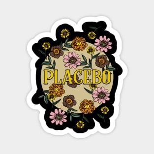 Placebo Name Personalized Flower Retro Floral 80s 90s Name Style Magnet