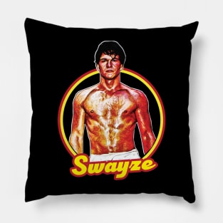 Vintage Swayze Original Fan Art Pillow