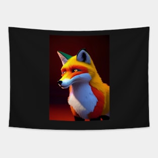 CONFUSED PRETTY FOX Tapestry