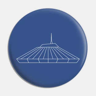 Simple Space Mountain Pin