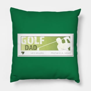 Golf Dad (Green Version) Pillow