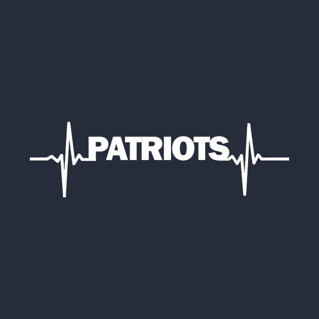 patriots heartbeat white by Flyingpanda