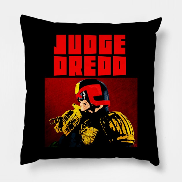 Judge Dredd Pillow by Rodimus76