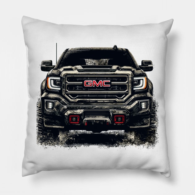 GMC Sierra Pillow by Vehicles-Art