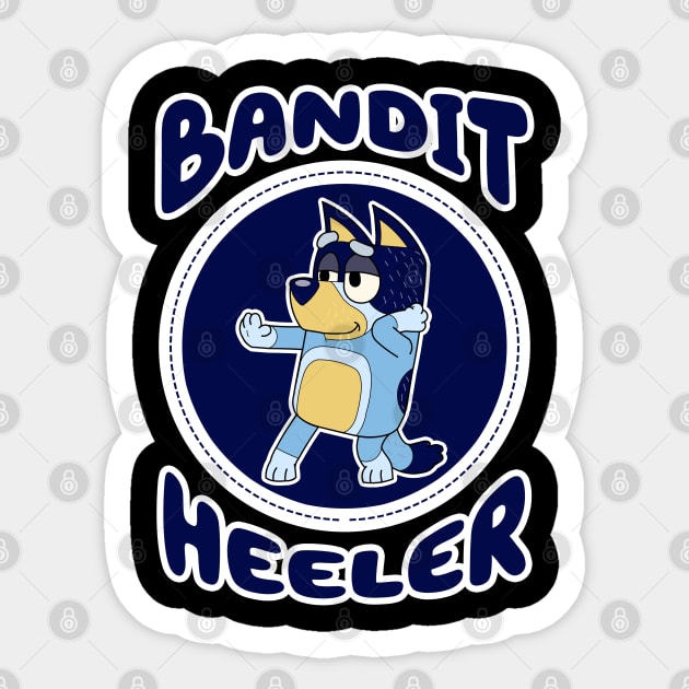 Bluey Decal / Sticker - Bandit Octopus