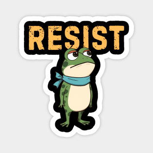 Resist-Frog Magnet