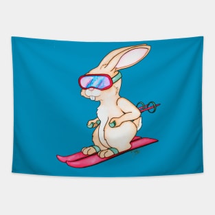 Ski Bunny Tapestry