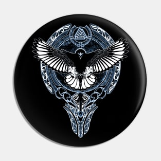 Odin's Hawk Pin