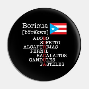 Soy Boricua con Sabor Pin