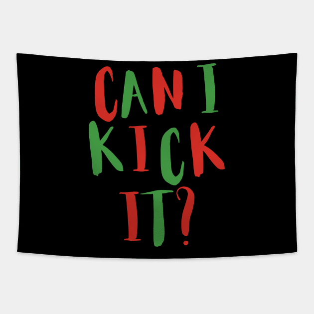 Can I Kick it Novelty Hip Hop Can I Kick it Tapestry by Vixel Art