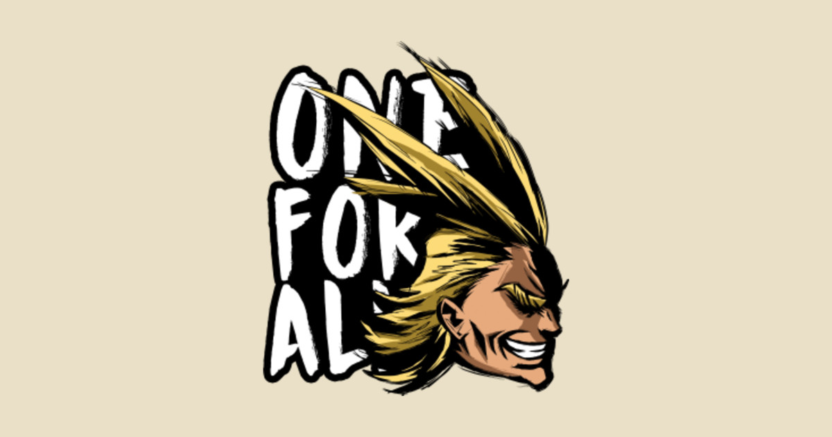 One For All - My Hero Academia - T-Shirt | TeePublic