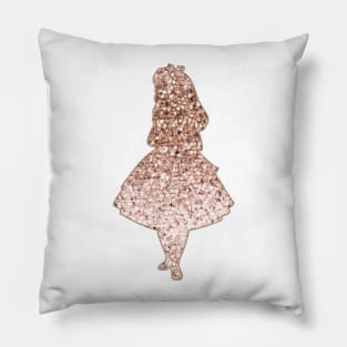 Sparkling rose gold Alice Pillow