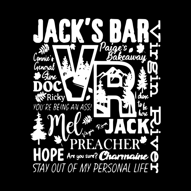 Virgin River Jack's Bar Vintage by ArchmalDesign