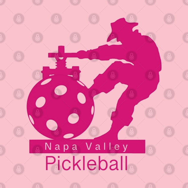 Napa Valley Pickleball Crusher (front only) by T Santora