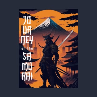 Futuristic Samurai: A Journey Through Time and Tradition T-Shirt